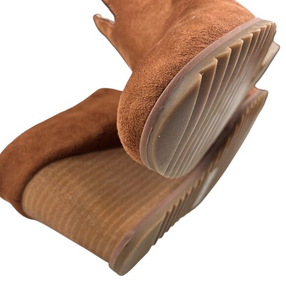 SOUL Naturalizer Haley Mule Wedge Shoes Fabric Upper Chestnut Color Size 9 M - Picture 10 of 16